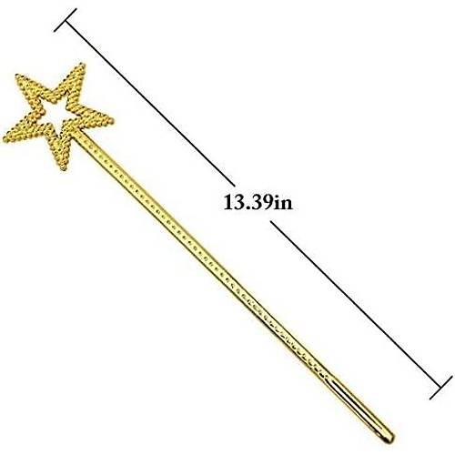Alt�n Renk Y�ld�z Peri Asas� Peri De�ne�i 34 cm 1 Adet