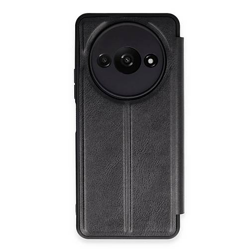Redmi A3 4G K�l�f Flip Cover - Siyah