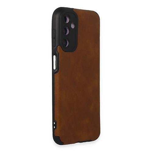 Galaxy M14 5G K�l�f Loop Deri Silikon - Kahverengi