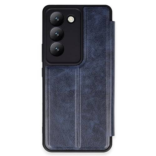 V30 Lite 4G K�l�f Flip Cover - Lacivert