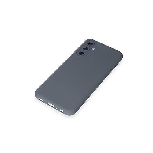 Galaxy M34 5G K�l�f Nano i�i Kadife Silikon - Gri