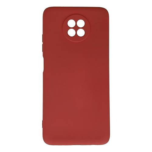 Redmi Note 9 5G K�l�f Nano i�i Kadife Silikon - Kiremit