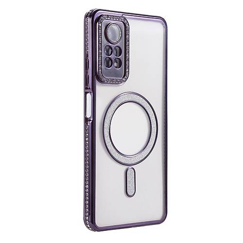 Redmi Note 12 Pro 4G Joke Simli Magneticsafe K�l�f - Derin Mor