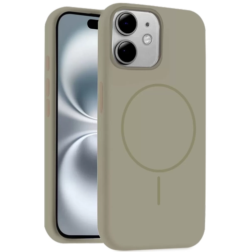 iPhone 11 K�l�f Jully Magsafe Kapak - ��l Titanyum