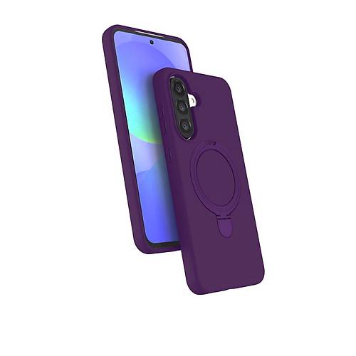 Galaxy A36 Regal Magsafe Standl� Kapak - Derin Mor