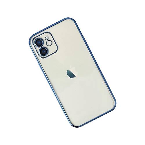 iPhone 12 K�l�f Razer Lensli Silikon - Lacivert