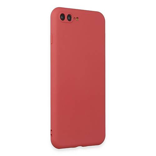iPhone 7 Plus K�l�f First Silikon - Kiremit