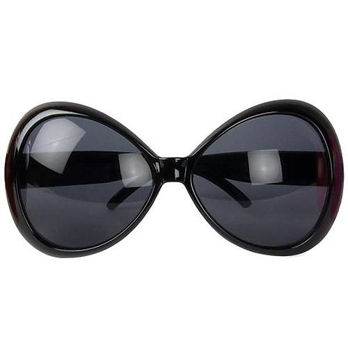 70 li Y�llar Siyah Renk Nostalji Ye�il�am Parti G�zl��� 15X7 cm