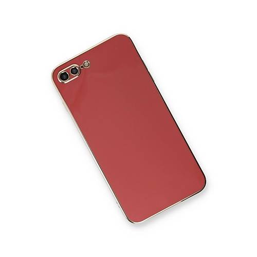 iPhone 7 Plus K�l�f Volet Silikon - K�rm�z�