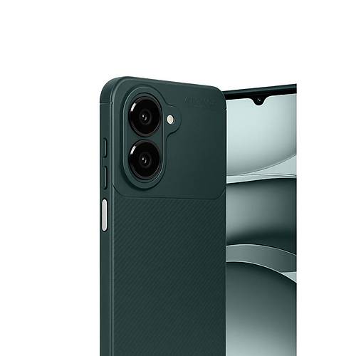 Galaxy A07 4G Auto Focus Karbon Kapak - Koyu Ye�il