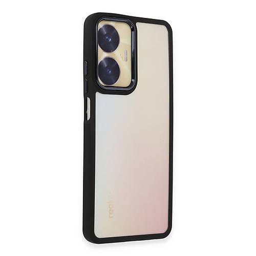 Realme C55 K�l�f Dora Kapak - Siyah