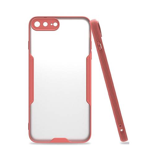 iPhone 7 Plus K�l�f Platin Silikon - Pembe
