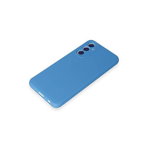 Galaxy A05S K�l�f First Silikon - Mavi