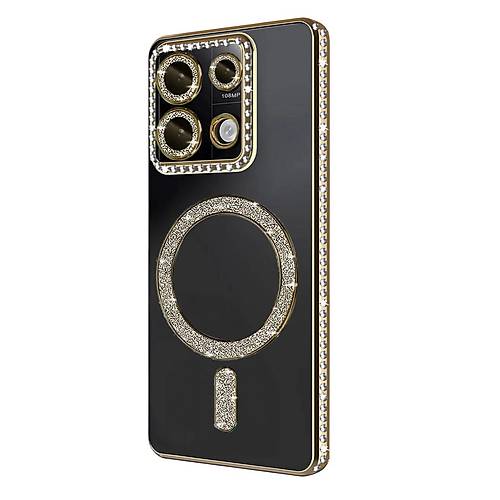 Redmi 13C Joke Simli Magneticsafe K�l�f - Gold