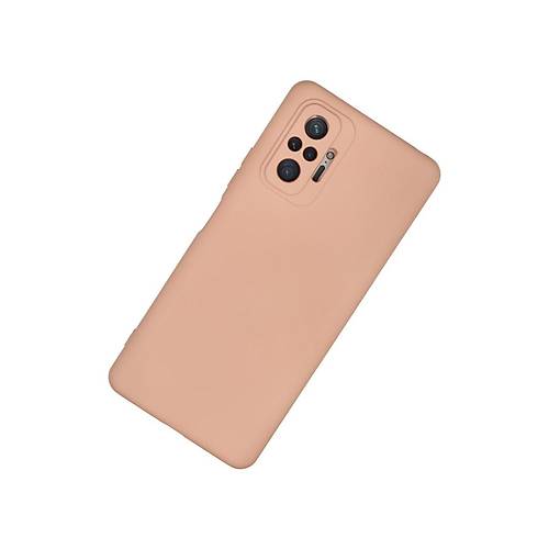 Redmi Note 10 Pro K�l�f Nano i�i Kadife Silikon - Pudra