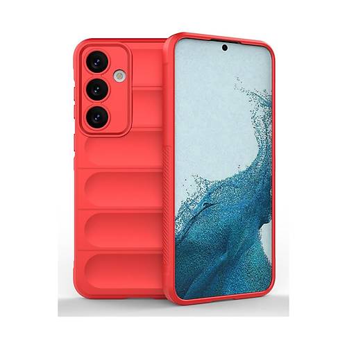Galaxy S24 K�l�f Optimum Silikon - K�rm�z�