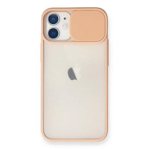 iPhone 11 K�l�f Palm Buzlu Kamera S�rg�l� Silikon - Pembe
