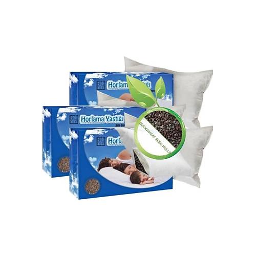 Bonie G�r�lt�s�z Uyku Yast��� 3 Adet Karabu�day Yast��� 50X70Cm