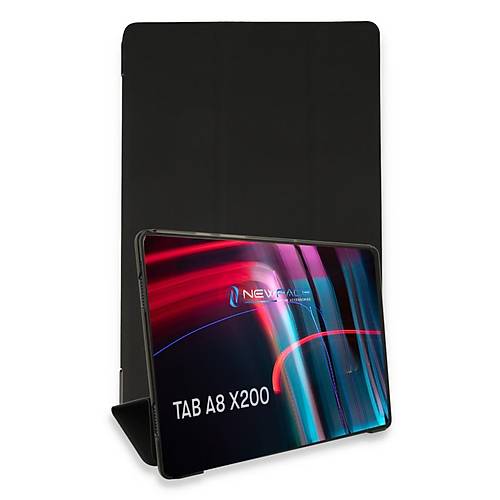 Galaxy X200 Tab A8 10.5 K�l�f Tablet Smart K�l�f - Siyah