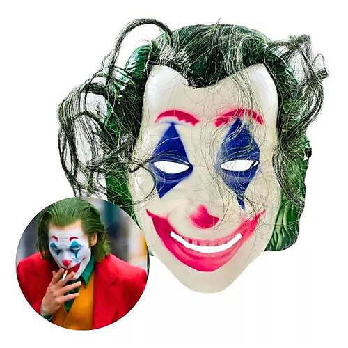 Joaquin Phoenix Joker Maskesi Ye�il Sa�l�