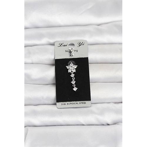 316L Cerrahi �elik Sallant�l� �i�ek Model G�bek Piercing