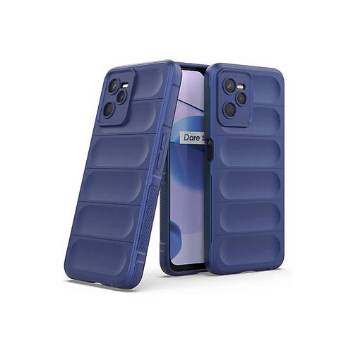 Realme C35 K�l�f Optimum Silikon - Lacivert