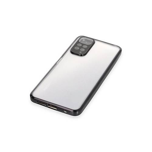 Redmi Note 11 K�l�f Razer Lensli Silikon - Siyah