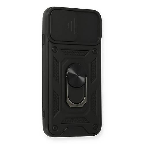 iPhone 6 K�l�f Pars Lens Y�z�kl� Silikon - Siyah