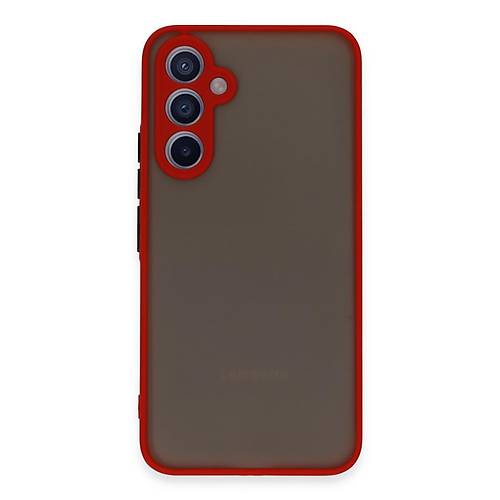 Galaxy A54 5G K�l�f Montreal Silikon Kapak - K�rm�z�