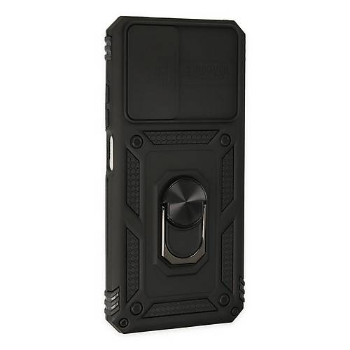 Redmi Note 11 K�l�f Pars Lens Y�z�kl� Silikon - Siyah