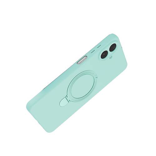Galaxy A07 4G Regal Magsafe Standl� Kapak - Su Ye�ili