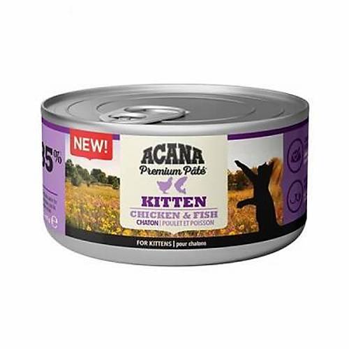Premium Pate Tavuklu ve Bal�kl� Ezme Yavru Kedi Konservesi 85 Gr