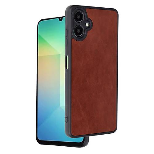 Galaxy A06 K�l�f Aras Deri Kapak - Bordo