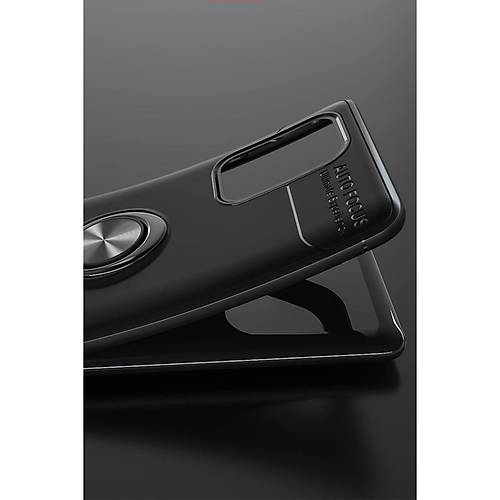 Galaxy A91 / S10 Lite K�l�f Range Y�z�kl� Silikon - Mavi