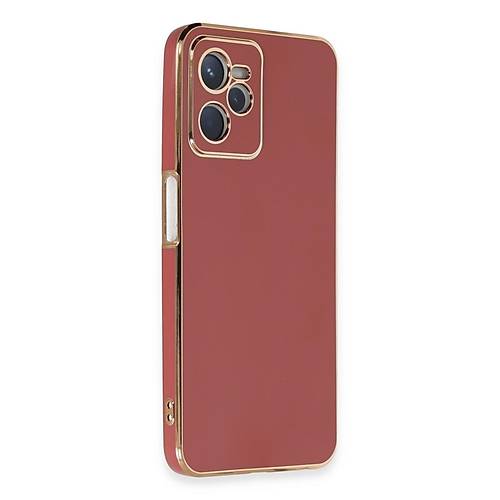 Realme C35 K�l�f Volet Silikon - K�rm�z�