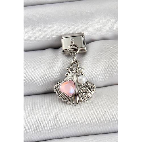 316L �elik Sallant�l� �nci Detayl� �stiridye Model G�m�� Renk Nomination Charm