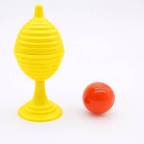 Sar� Renk Sihirli Kupa Top Kaybetme Oyunu 7 cm