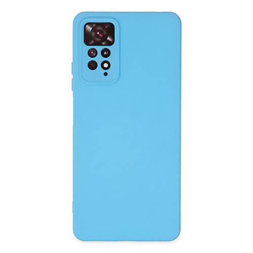 Redmi Note 11 Pro K�l�f Nano i�i Kadife Silikon - Mavi
