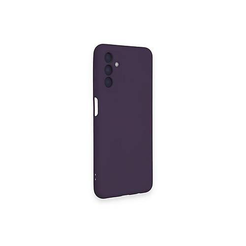 Galaxy A14 4G K�l�f Nano i�i Kadife Silikon - Mor