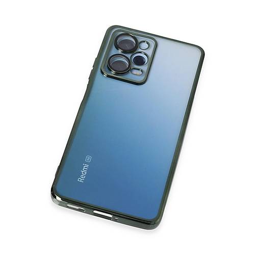 Redmi Note 12 Pro 5G K�l�f Razer Lensli Silikon - Ye�il