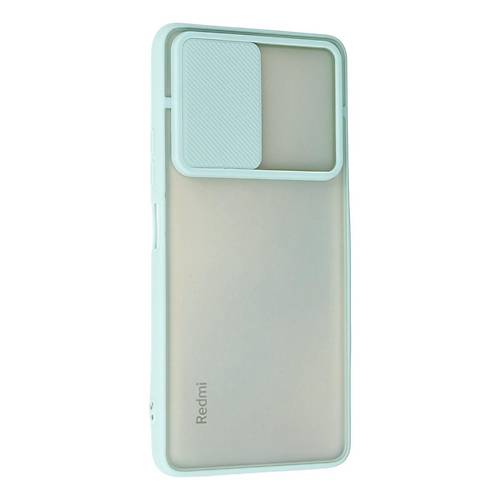 Redmi Note 10 Pro K�l�f Palm Buzlu Kamera S�rg�l� Silikon - Turkuaz