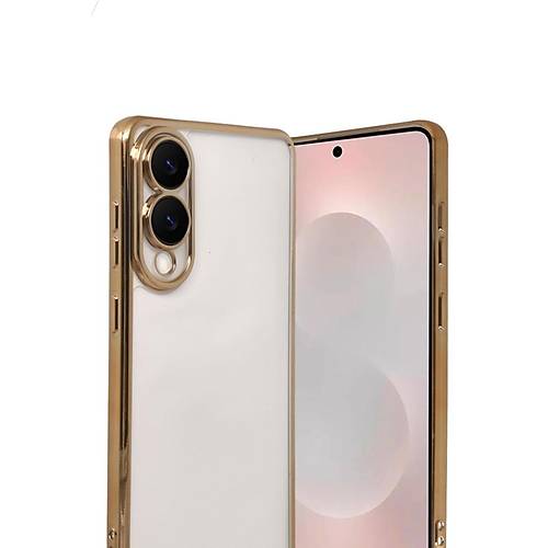 Galaxy S25 Edge Razer Lensli Silikon - Gold