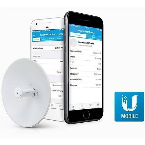 UBIQUITI PBE-5AC-GEN2 5GHZ 25DBI 450MBPS 25KM PTP/PTMP DI� ORTAM ACCESS POINT