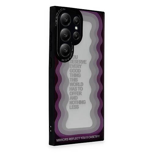 Galaxy S24 Ultra K�l�f Mirror Desenli Kapak - Mirror - 5