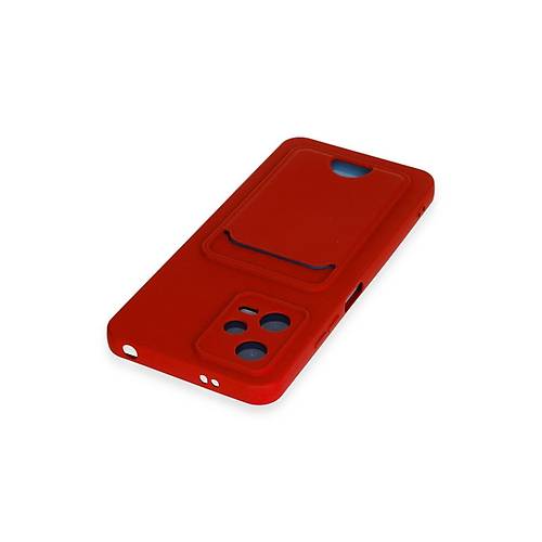 Redmi Note 12 4G K�l�f Kelvin Kartvizitli Silikon - K�rm�z�