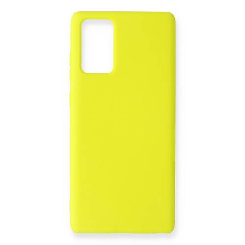 Galaxy Note 20 K�l�f Nano i�i Kadife Silikon - Sar�