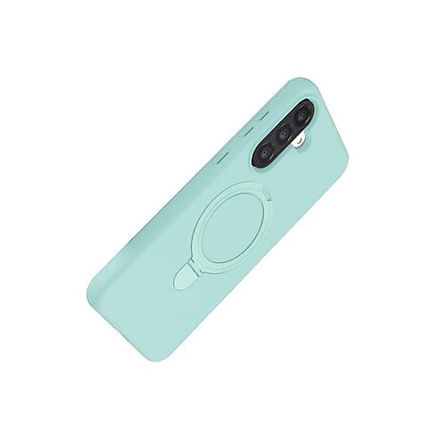 Galaxy A26 Regal Magsafe Standl� Kapak - Su Ye�ili