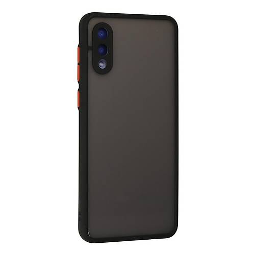 Galaxy A02 K�l�f Montreal Silikon Kapak - Siyah