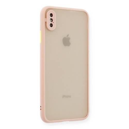 iPhone X K�l�f Montreal Silikon Kapak - Pembe