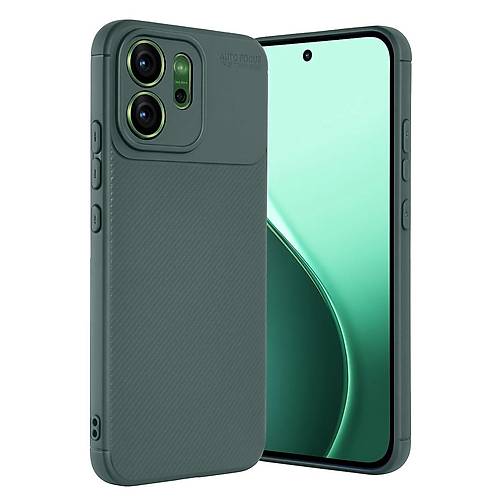 Reno 14F Auto Focus Karbon Kapak - Koyu Ye�il